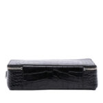 Balenciaga Croc Embossed Leather Wristlet Clutch - Image 2