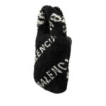 Balenciaga  Faux Fur Logo Everyday Phone Holder - Image 3