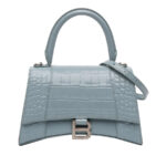Balenciaga  Small Croc Embossed Hourglass Top Handle Bag Ladies 593546-4712-R-535269