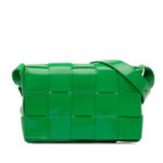 Bottega Veneta  Patent Intrecciato Cassette Crossbody