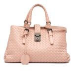 Bottega Veneta Small Nappa Intrecciato Roma Satchel Ladies