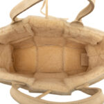Bottega Veneta  Small Suede and Shearling Maxi Intrecciato Arco Tote - Image 6