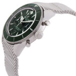 Breitling Superocean Heritage Chronograph Automatic Chronometer Green Dial Men's Watch - Image 4