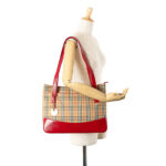 Burberry  Haymarket Check Canvas Tote Ladies - Image 4