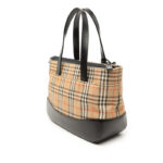 Burberry Haymarket Check Canvas Tote - Image 5