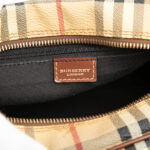 Burberry Haymarket Check Coated Canvas Crossbody Ladies - Image 4