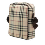 Burberry House Check Canvas Crossbody Ladies - Image 6