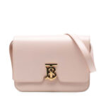 Burberry  Medium Smooth Calfskin TB Monogram Crossbody