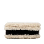 Burberry  Small Shearling Trimmed Coated Canvas Lola Crossbody - Image 5