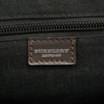 Burberry  Smoke Check Coated Canvas and Leather Crossbody - Image 6