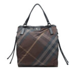 Burberry  Supernova Check Nylon Buckleigh Tote - Image 4