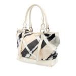 Burberry  Supernova Check Painted Canvas Tote Ladies - Image 6