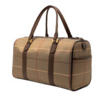 Burberry Vintage Check Canvas Boston Bag Ladies - Image 4