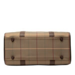 Burberry Vintage Check Canvas Boston Bag Ladies - Image 3