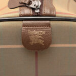 Burberry Vintage Check Canvas Boston Bag Ladies - Image 5