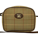 Burberry  Vintage Check Canvas Crossbody