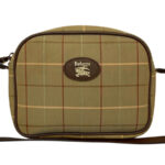 Burberry  Vintage Check Canvas Crossbody - Image 8