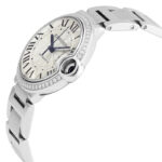 Cartier Ballon Bleu 36 mm Automatic Diamond Silver Dial Ladies Watch - Image 5