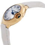 Cartier Ballon Bleu Silver Dial 18kt Yellow Gold Case Ladies Watch - Image 3