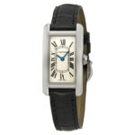 Cartier Tank Americaine 18 kt White Gold Ladies Watch