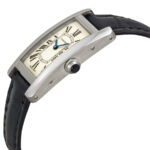 Cartier Tank Americaine 18 kt White Gold Ladies Watch - Image 4
