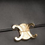 Celine Classique Shiny Calfskin Triomphe Crossbody - Image 3
