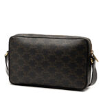 Celine  Medium Triomphe Coated Canvas Logo Crossbody - Image 4