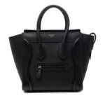 Celine  Micro Drummed Calfskin Luggage Tote Ladies