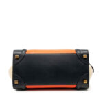 Celine  Micro Tricolor Leather Luggage Tote - Image 4