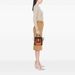 Celine  Micro Tricolor Leather Luggage Tote - Image 6