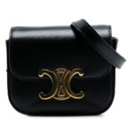 Celine  Mini Shiny Calfskin Triomphe Crossbody