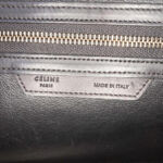Celine  Mini Tricolor Felt Wool and Calfskin Luggage Tote - Image 6