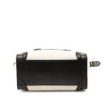 Celine  Nano Bicolor Canvas and Leather Luggage Tote - Image 5