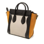 Celine  Nano Tricolor Nubuck and Drummed Calfskin Luggage Tote - Image 2