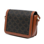 Celine Teen Triomphe Coated Canvas and Calfskin Triomphe Crossbody - Image 4