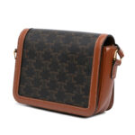 Celine Teen Triomphe Coated Canvas and Calfskin Triomphe Crossbody - Image 3