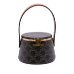 Celine  Triomphe Coated Canvas Triomphe Nina Minaudiere Bag Ladies S-9P-0253