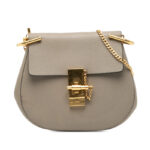 Chloé  Chloe Mini Grained Lambskin Drew Crossbody