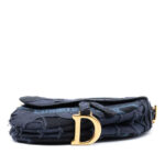 Dior  Camouflage Embroidered Canvas Saddle Bag Ladies 50-MA-0199 - Image 3