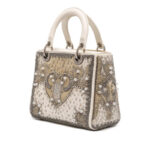 Dior  Medium Lambskin Embroidered and Beaded Lady D Lite - Image 5