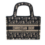 Dior  Mini Oblique Canvas Book Tote - Image 4