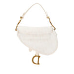 Dior  Mini Oblique Canvas Saddle Bag - Image 3