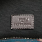 Dior  Peter Doig Denim Camouflage Soft Saddle Bag - Image 3