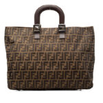 Fendi Large Zucca Canvas Twins Tote Ladies K8NK0SDCA0LFC6P2