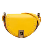 Fendi  Leather Moonlight Crossbody