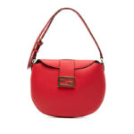 Fendi  Small Leather Croissant Hobo