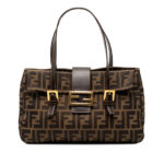 Fendi  Zucca Canvas Shoulder Bag Ladies 6NHVGIMXMWBTWNYP