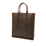 Fendi  Zucca Coated Canvas Vertical Tote Ladies 7VA243 RVD 119 2384 - Image 6