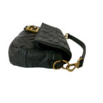 Fendi  Zucca Embossed Leather Baguette Satchel - Image 2