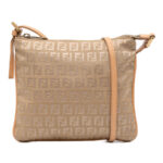 Fendi Zucchino Canvas Crossbody Ladies